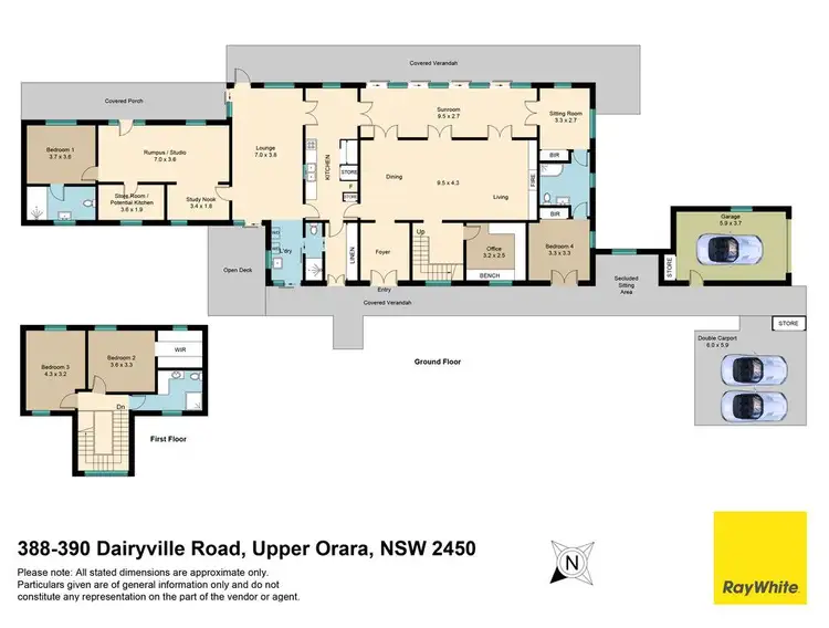 Floorplan of Homely rural property listing, 388-390 Dairyville Road, Upper Orara NSW 2450