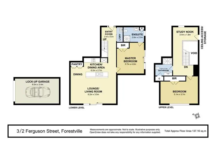Floorplan of Homely townhouse listing, 3/2 Ferguson Street, Forestville NSW 2087