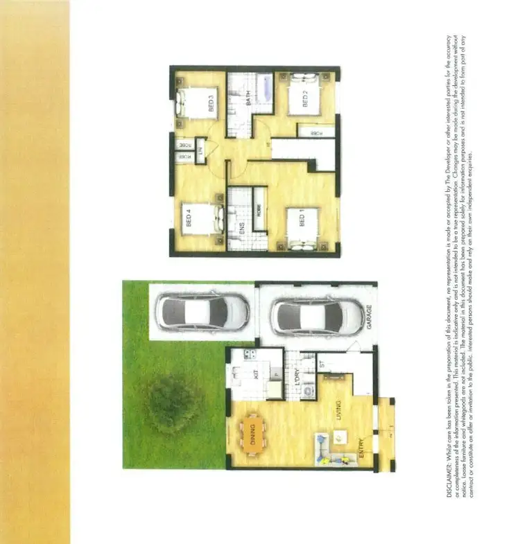 Floorplan of Homely townhouse listing, 13/88 Reid Street, Werrington NSW 2747