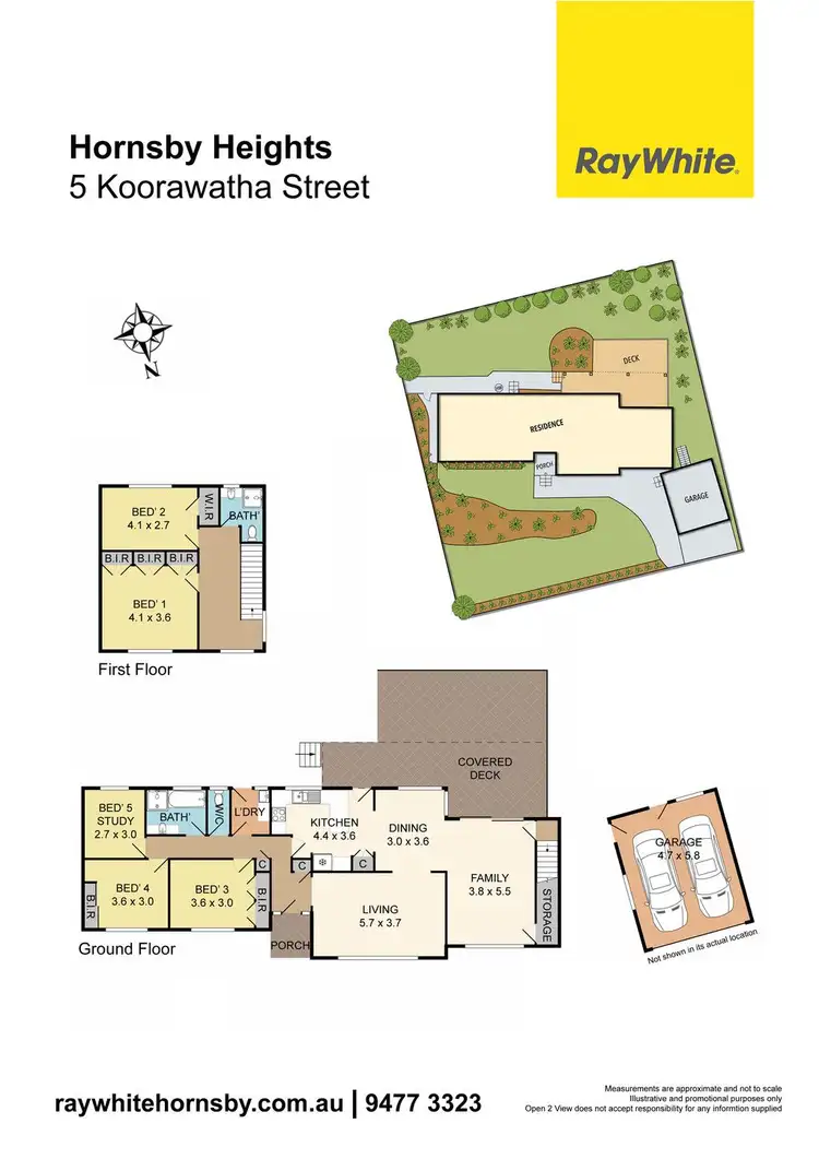 Floorplan of Homely house listing, 5 Koorawatha Street, Hornsby Heights NSW 2077