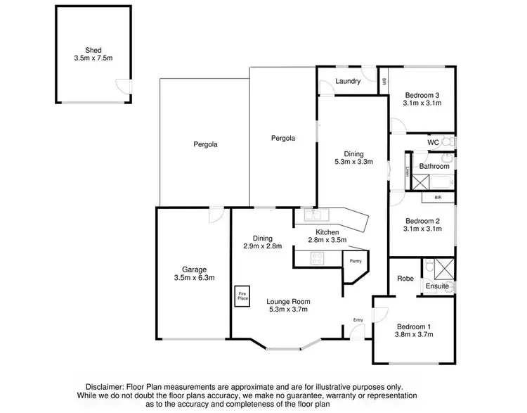 Floorplan of Homely house listing, 31 Montebello Drive, Mount Gambier SA 5290