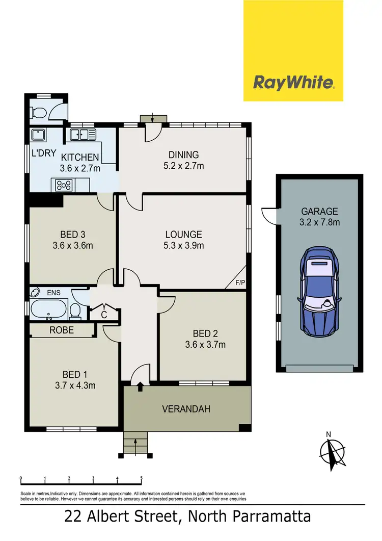 Floorplan of Homely house listing, 22 Albert Street, North Parramatta NSW 2151