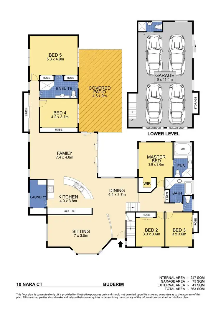 Floorplan of Homely house listing, 10 Nara Court, Buderim QLD 4556