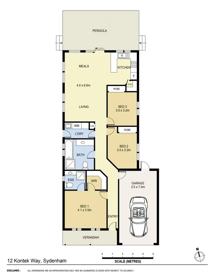 Floorplan of Homely house listing, 12 Kontek Way, Sydenham VIC 3037