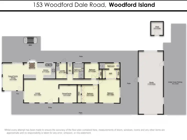 Floorplan of Homely house listing, 153 Woodford Dale Road, Woodford Island NSW 2463