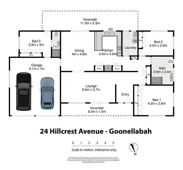 Floorplan of Homely house listing, 24 Hillcrest Avenue, Goonellabah NSW 2480
