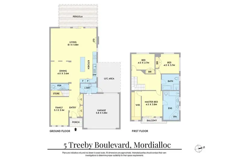 Floorplan of Homely house listing, 5 Treeby Boulevard, Mordialloc VIC 3195