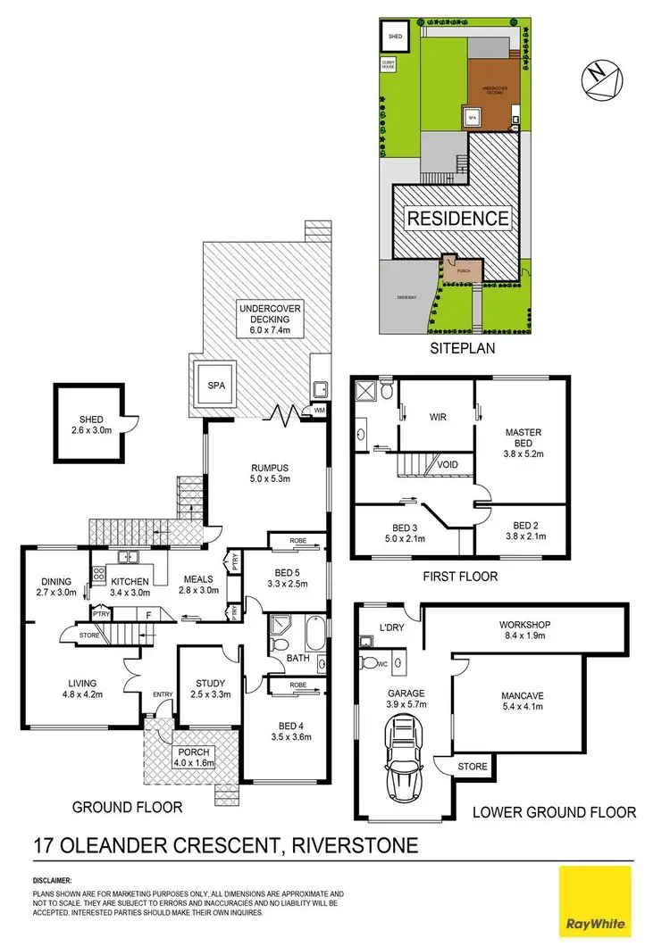 Floorplan of Homely house listing, 17 Oleander Crescent, Riverstone NSW 2765