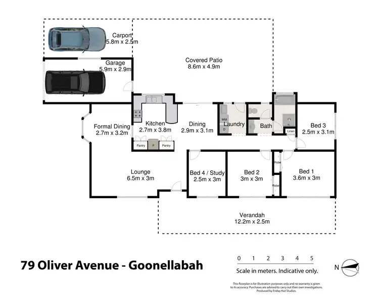 Floorplan of Homely house listing, 79 Oliver Avenue, Goonellabah NSW 2480