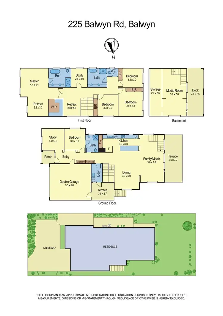 Floorplan of Homely house listing, 225 Balwyn Road, Balwyn North VIC 3104