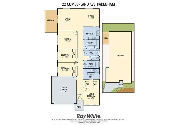Floorplan of Homely house listing, 22 Cumberland Drive, Pakenham VIC 3810