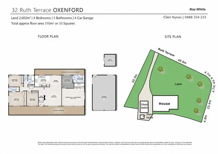 Floorplan of Homely house listing, 32 Ruth Terrace, Oxenford QLD 4210