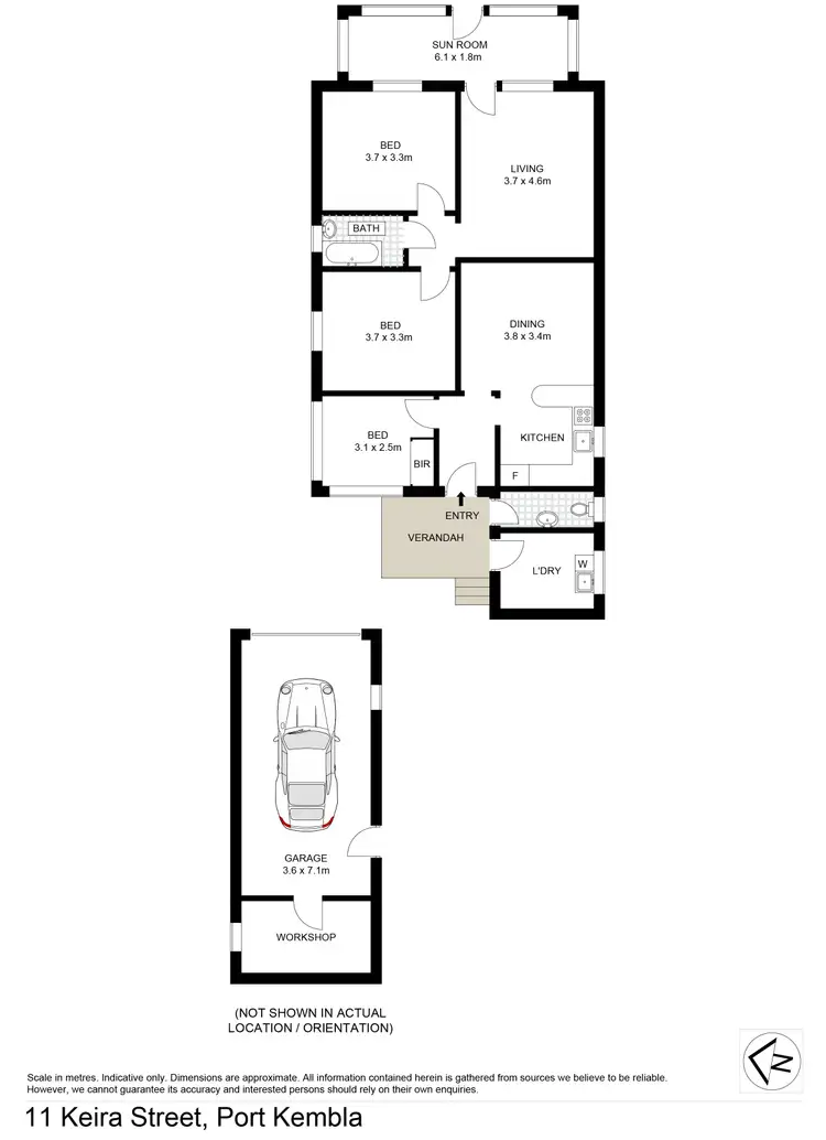 Floorplan of Homely house listing, 11 Keira Street, Port Kembla NSW 2505