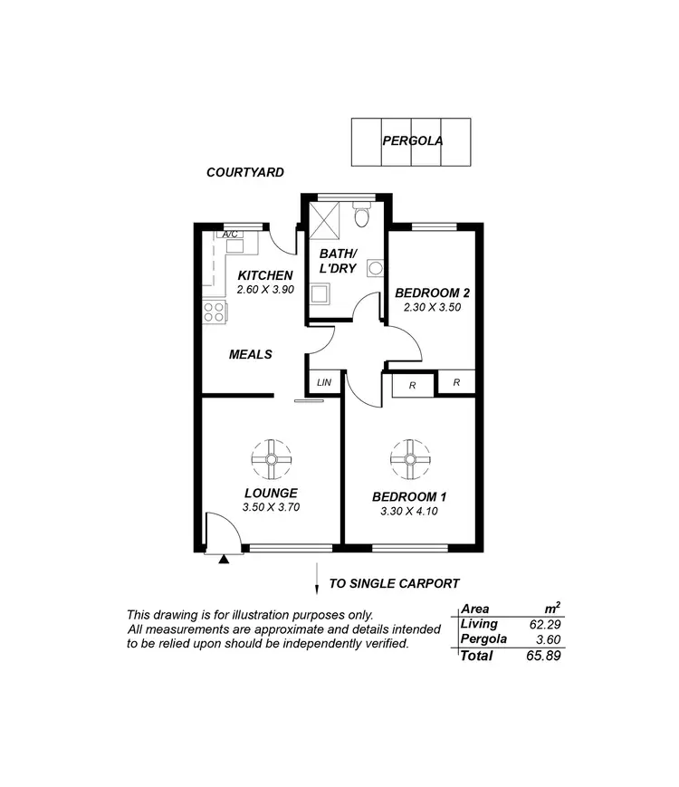 Floorplan of Homely unit listing, 4/17 Price Avenue, Klemzig SA 5087