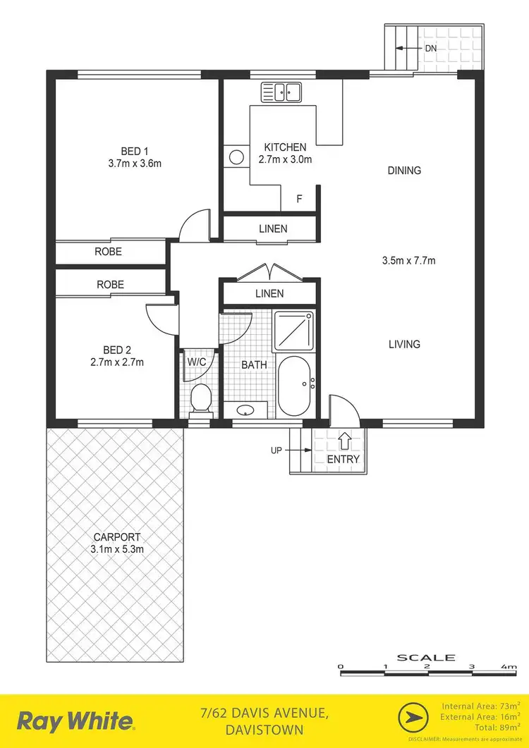 Floorplan of Homely unit listing, 7/62 Davis Avenue, Davistown NSW 2251