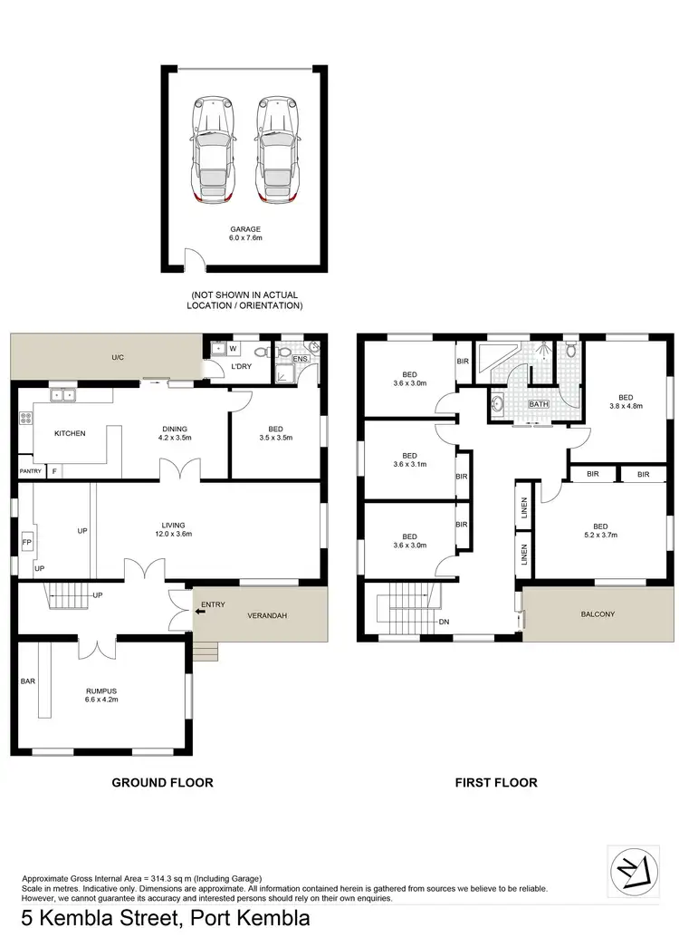 Floorplan of Homely house listing, 5 Kembla Street, Port Kembla NSW 2505