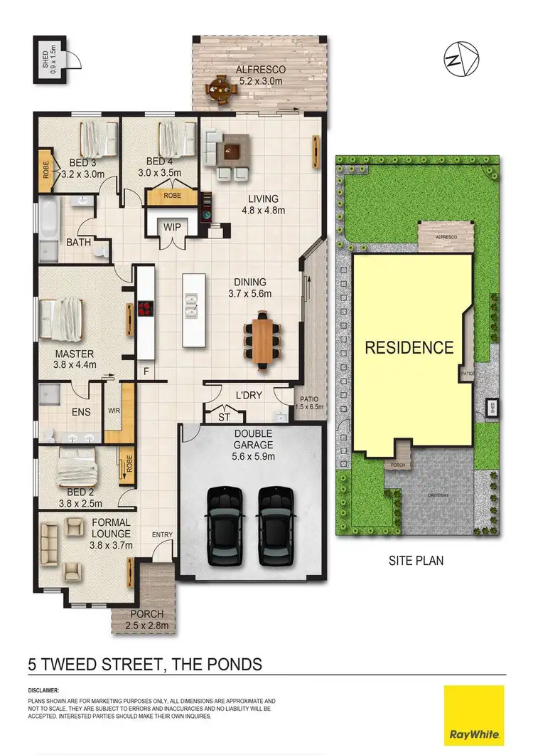 Floorplan of Homely house listing, 5 Tweed Street, The Ponds NSW 2769