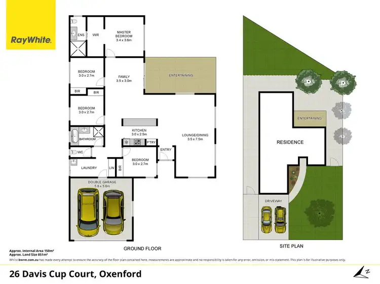 Floorplan of Homely house listing, 26 Davis Cup Court, Oxenford QLD 4210
