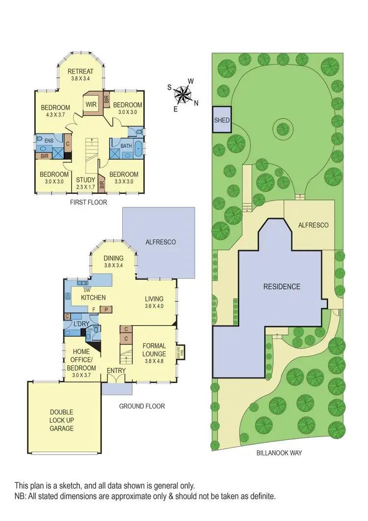 Floorplan of Homely house listing, 107 Billanook Way, Chirnside Park VIC 3116
