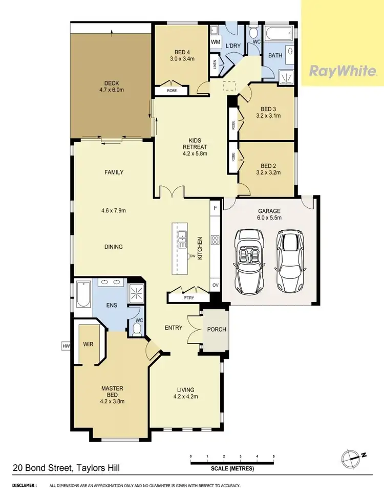 Floorplan of Homely house listing, 20 Bond Street, Taylors Hill VIC 3037