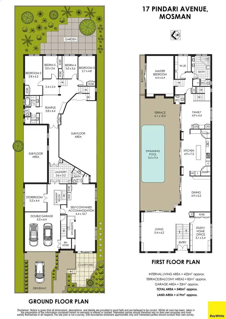 Floorplan of Homely house listing, 17 Pindari Avenue, Mosman NSW 2088