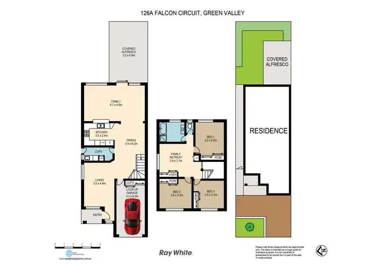 Floorplan of Homely other listing, 126a Falcon Circuit, Green Valley NSW 2168