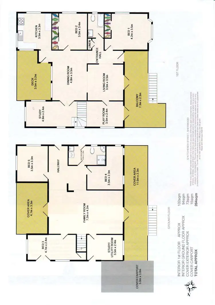 Floorplan of Homely house listing, 70 Kitchener Street, Sherwood QLD 4075