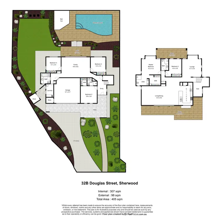 Floorplan of Homely house listing, 32B Douglas Street, Sherwood QLD 4075