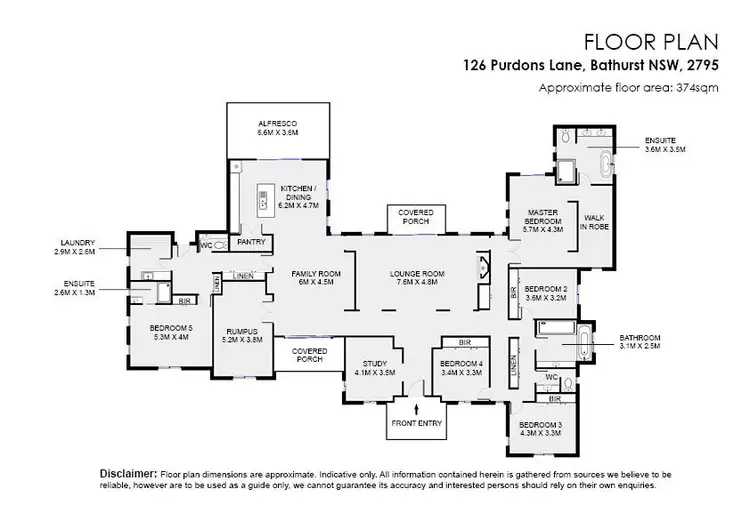 Floorplan of Homely rural property listing, 126 Purdons Lane, O'connell NSW 2795