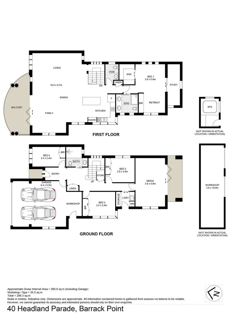Floorplan of Homely other listing, 40 Headland Parade, Barrack Point NSW 2528