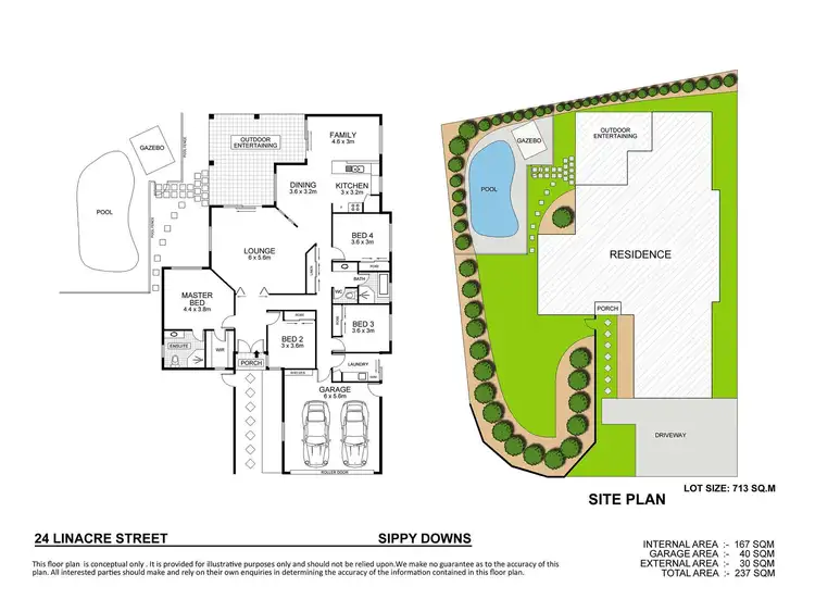 Floorplan of Homely house listing, 24 Linacre Street, Sippy Downs QLD 4556