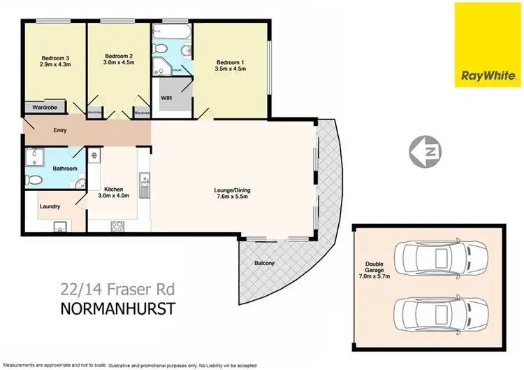 Floorplan of Homely unit listing, 22/14 Fraser Road, Normanhurst NSW 2076