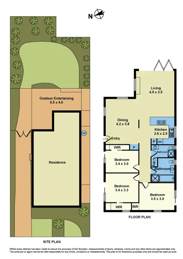 Floorplan of Homely house listing, 8 Robb Street, Spotswood VIC 3015