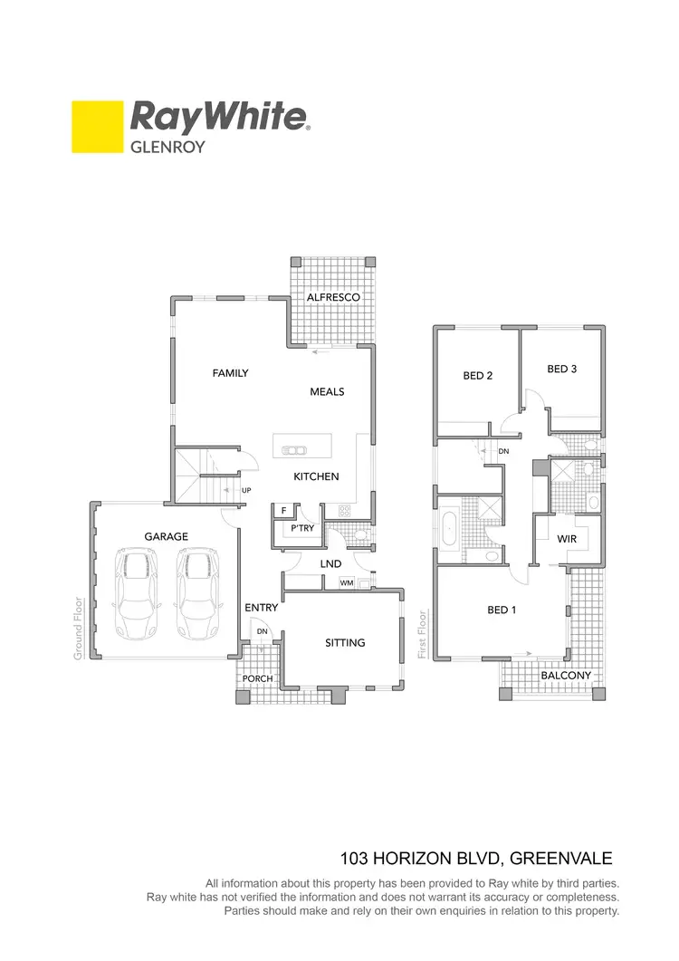 Floorplan of Homely house listing, 103 Horizon Boulevard, Greenvale VIC 3059