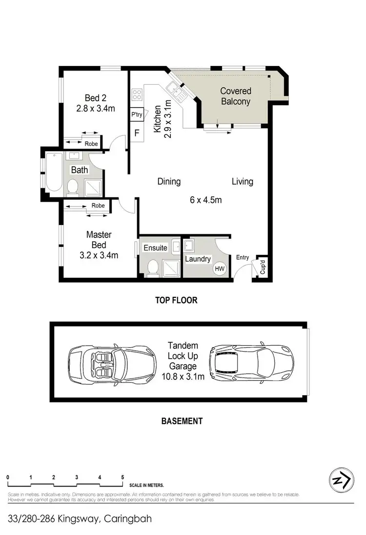 Floorplan of Homely apartment listing, 33/280-286 Kingsway, Caringbah NSW 2229
