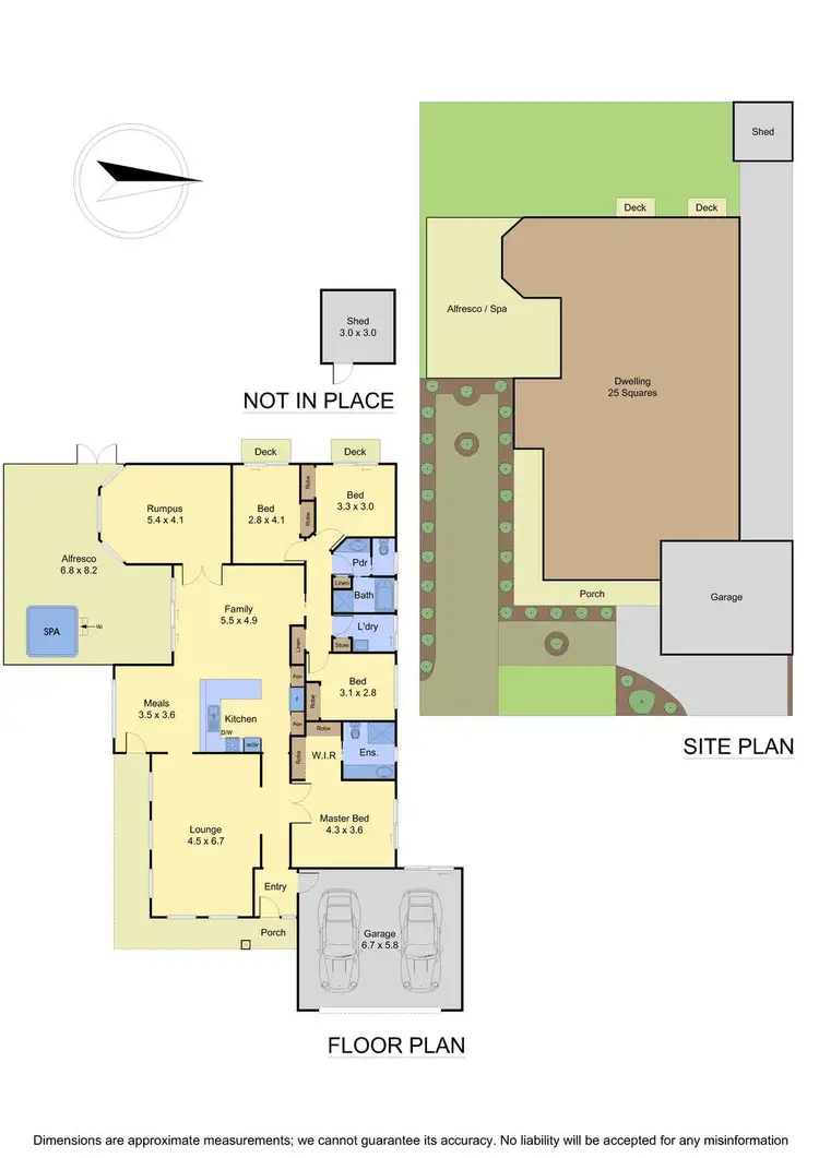 Floorplan of Homely house listing, 10 Hermitage Place, Rowville VIC 3178
