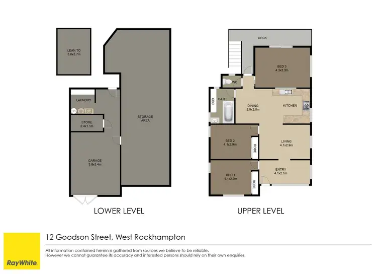 Floorplan of Homely house listing, 12 Goodson Street, West Rockhampton QLD 4700