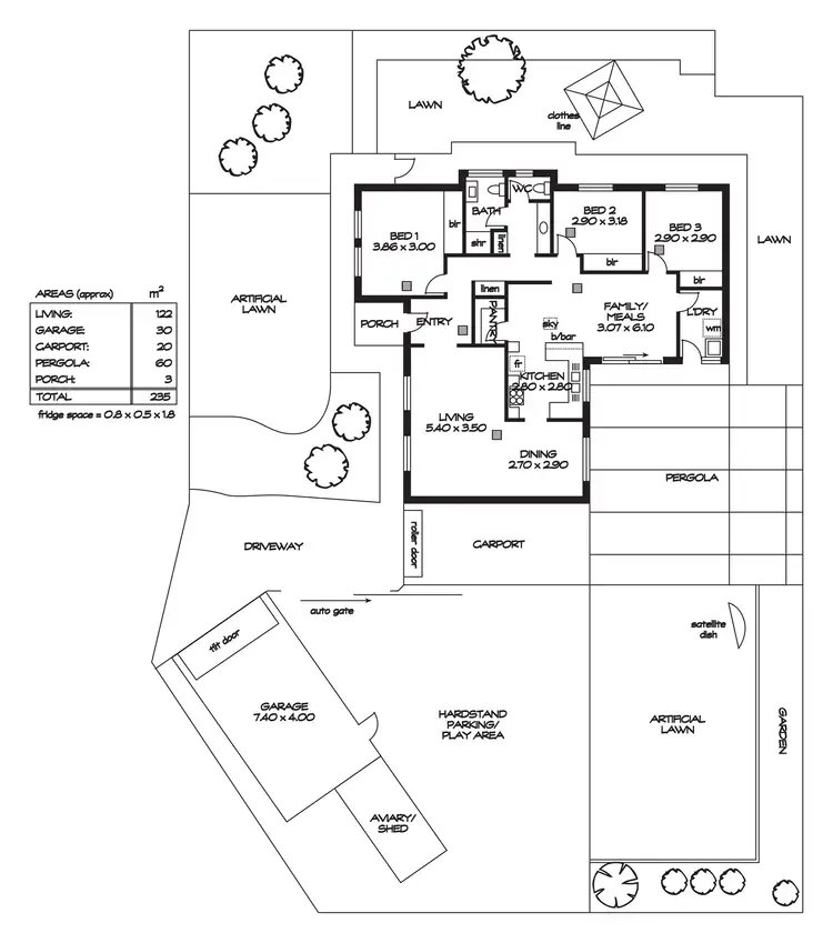 Floorplan of Homely house listing, 48 Swallow Crescent, Parafield Gardens SA 5107