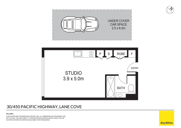 Floorplan of Homely apartment listing, 30/450 Pacific Highway, Lane Cove North NSW 2066