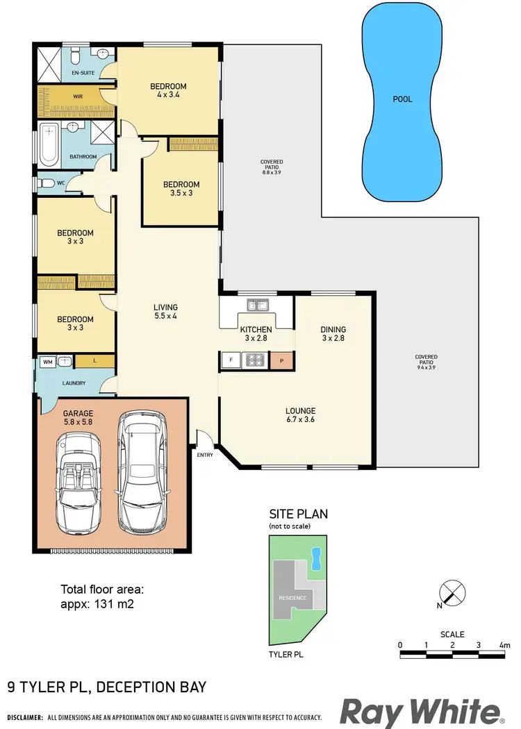 Floorplan of Homely house listing, 9 Tyler Place, Deception Bay QLD 4508