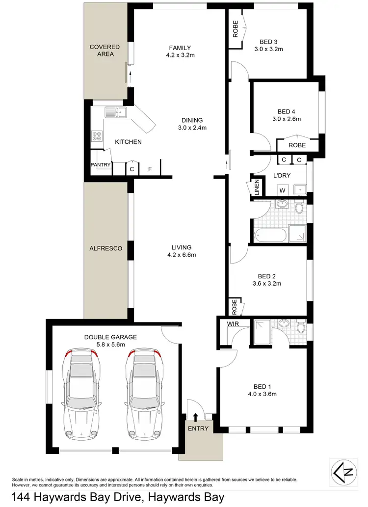 Floorplan of Homely house listing, 144 Haywards Bay Drive, Haywards Bay NSW 2530
