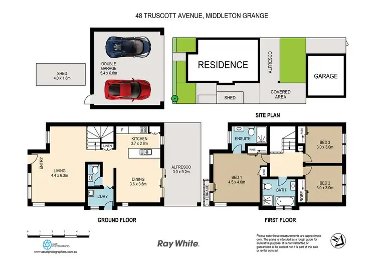 Floorplan of Homely townhouse listing, 48 Truscott Avenue, Middleton Grange NSW 2171