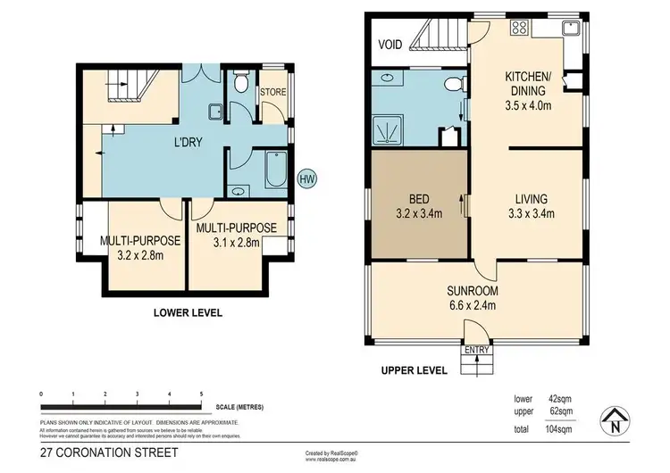 Floorplan of Homely house listing, 27 Coronation Street, Bardon QLD 4065