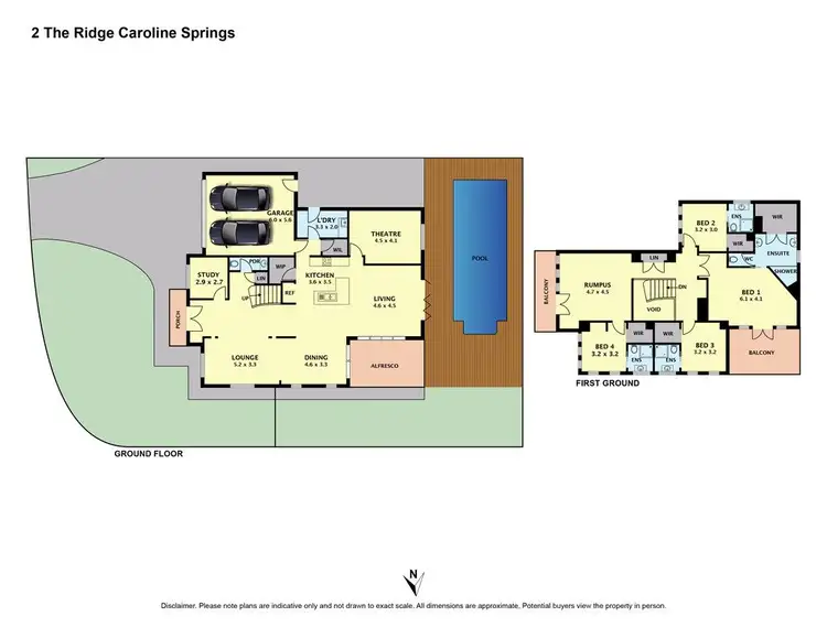 Floorplan of Homely house listing, 2 The Ridge, Caroline Springs VIC 3023