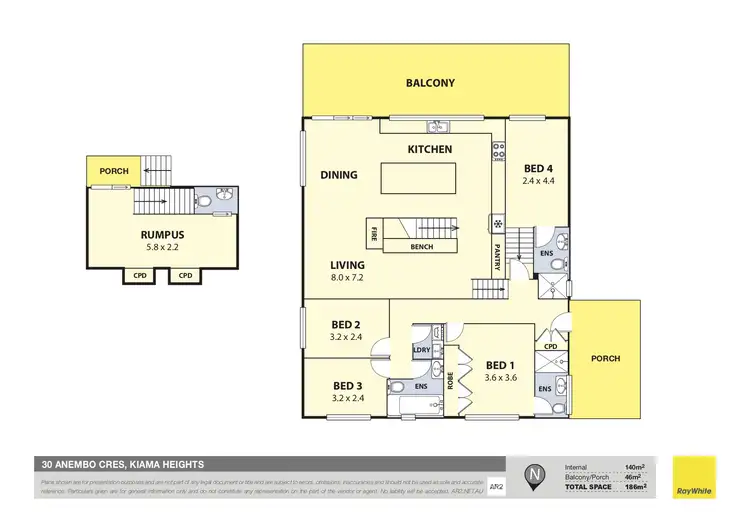 Floorplan of Homely house listing, 30 Anembo Crescent, Kiama Heights NSW 2533