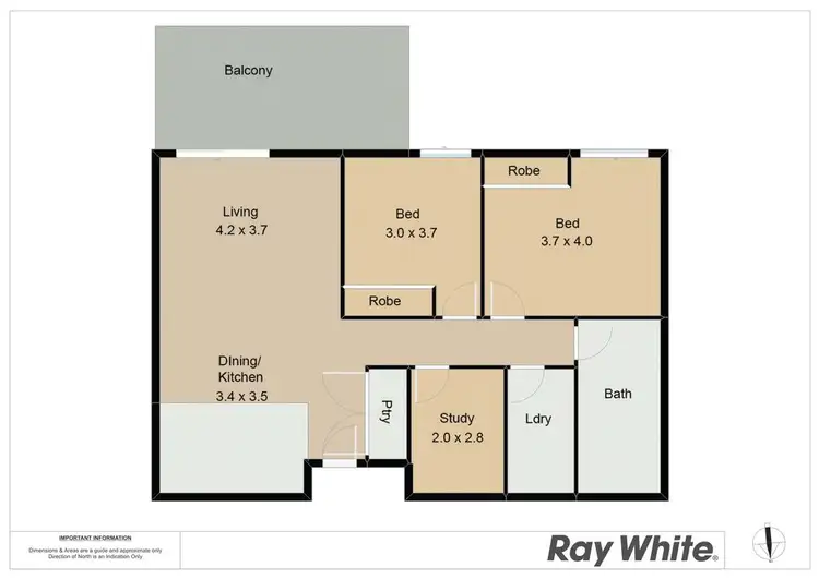 Floorplan of Homely apartment listing, 408/18 Smart Street, Charlestown NSW 2290