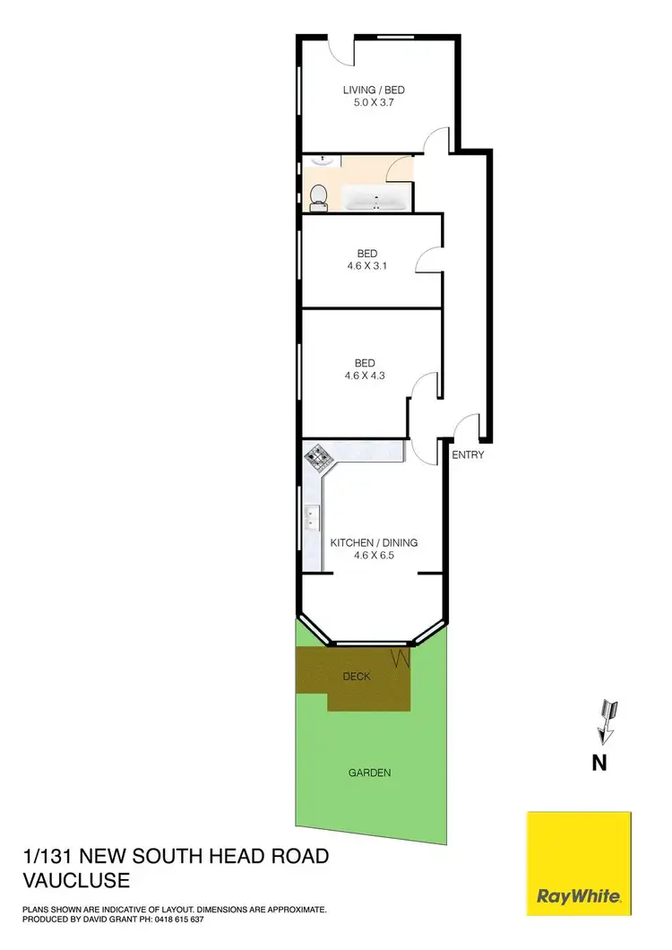 Floorplan of Homely apartment listing, 1/131 New South Head Road, Vaucluse NSW 2030
