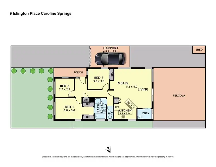 Floorplan of Homely house listing, 9 Islington Place, Caroline Springs VIC 3023
