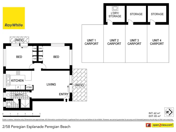 Floorplan of Homely unit listing, 2/58 Peregian Esplanade, Peregian Beach QLD 4573