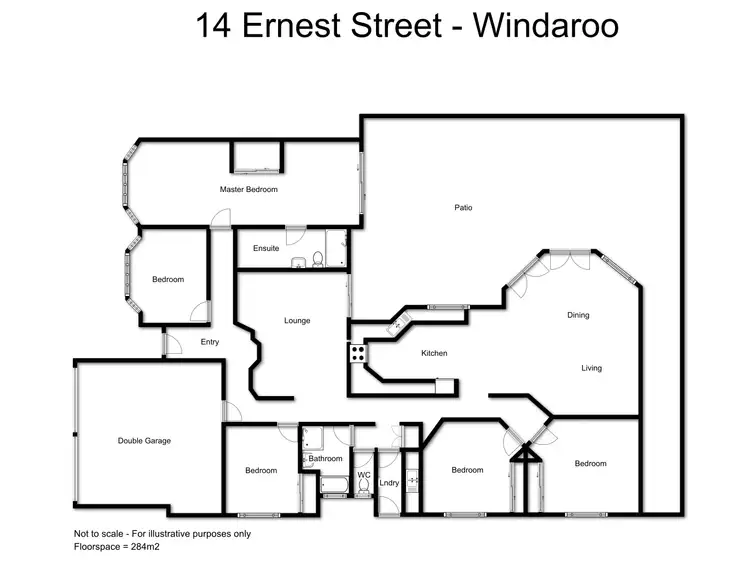 Floorplan of Homely house listing, 14 Ernest Street, Windaroo QLD 4207